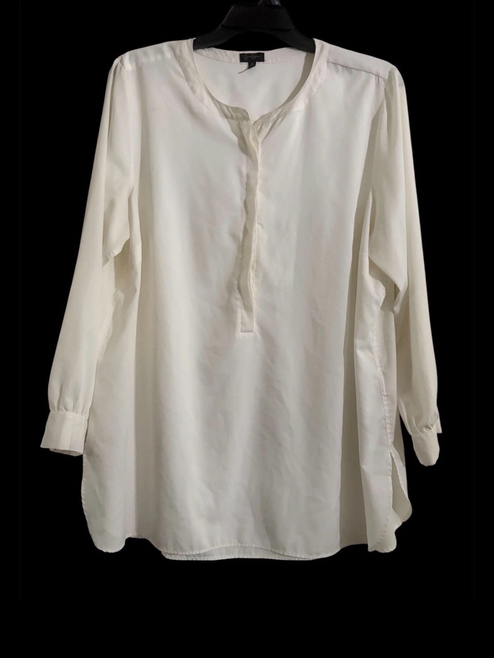 Jessica Simpson Plus Size 2X Long Sleeve Button Down Top
